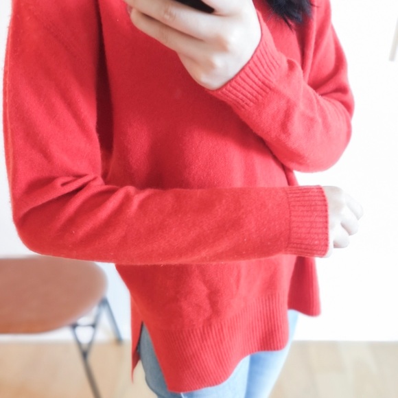 🆕 red cashmere sweater - Picture 3 of 4